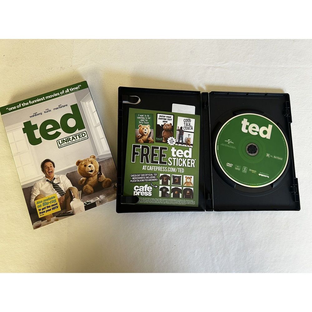 Ted 2012 Unrated Theatrical Version DVD Seth MacFarlane - Picture 3 of 3
